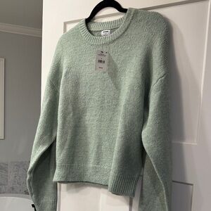 Cotton On Mint Green Crew Neck Pullover Sweater NWT